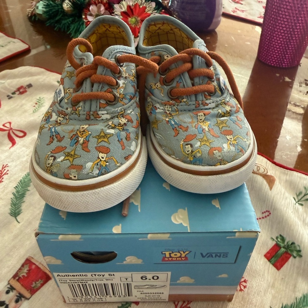 Vans Toy Story Kids Sneakers - Blue and Brown